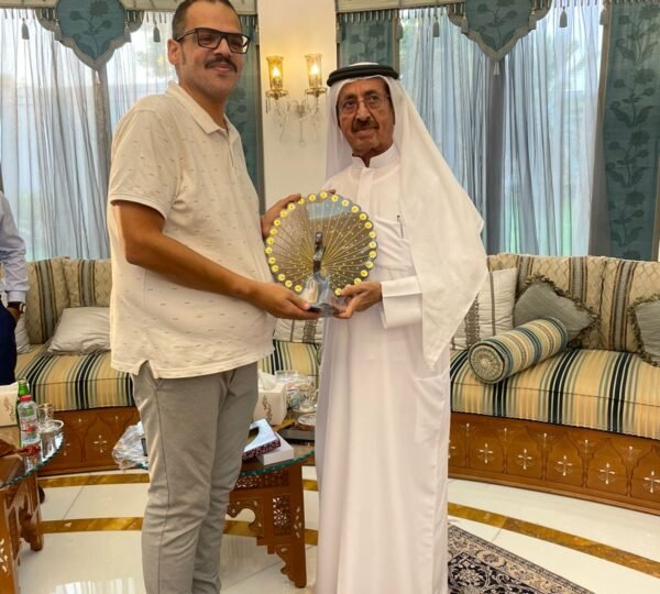 A gracious meeting with His Highness Sheikh Hasher Al Maktoum.