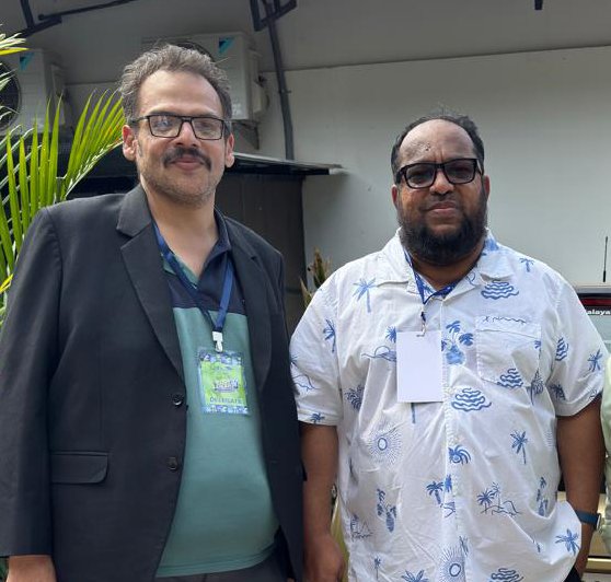 With Faisal sir, director B school Kerala